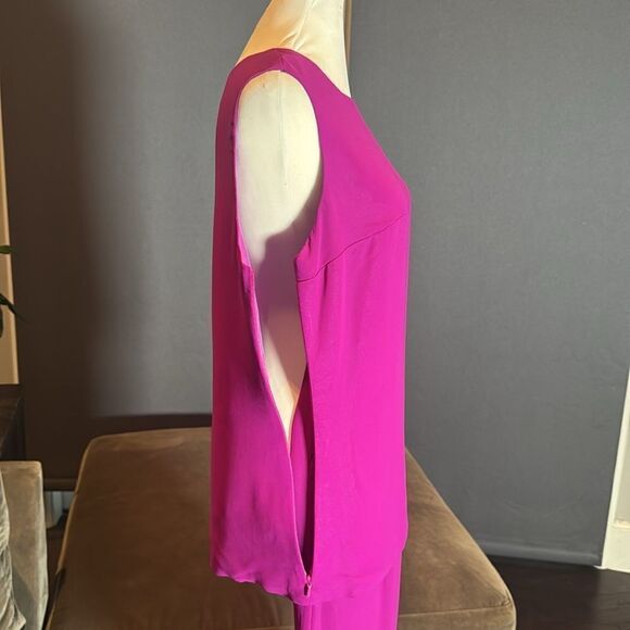 Women’s Chiffon 3 Piece Party Formal Mother of the Bride Pants Suit Size 6 NWOT - Picture 9 of 15